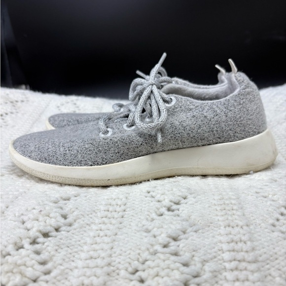 Allbirds Merino Wool Running Shoes Sneakers Womens 8 Lightweight Grey Washable - Picture 3 of 8